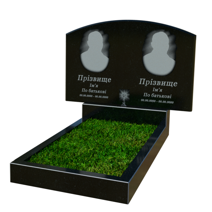 Гранітний пам’ятник для двох А13