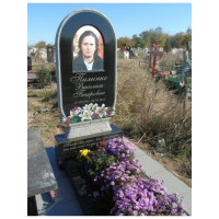 Пам'ятник з кольоровим фото — Тип №18